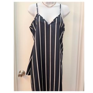 Maternity striped cami dress